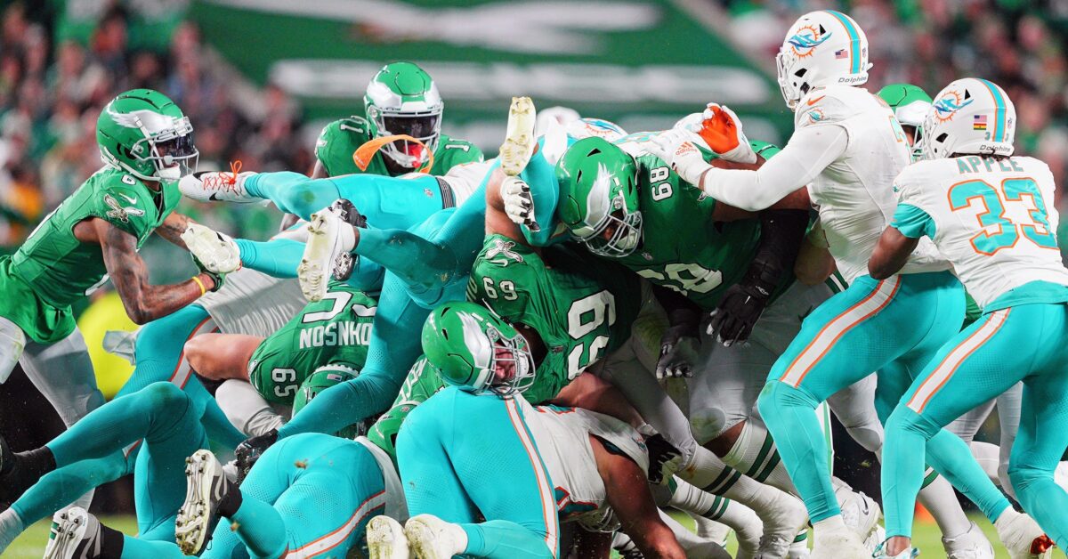 Audio Revealed Inside the Eagles Infamous 'Tush Push' Play - TMSPN
