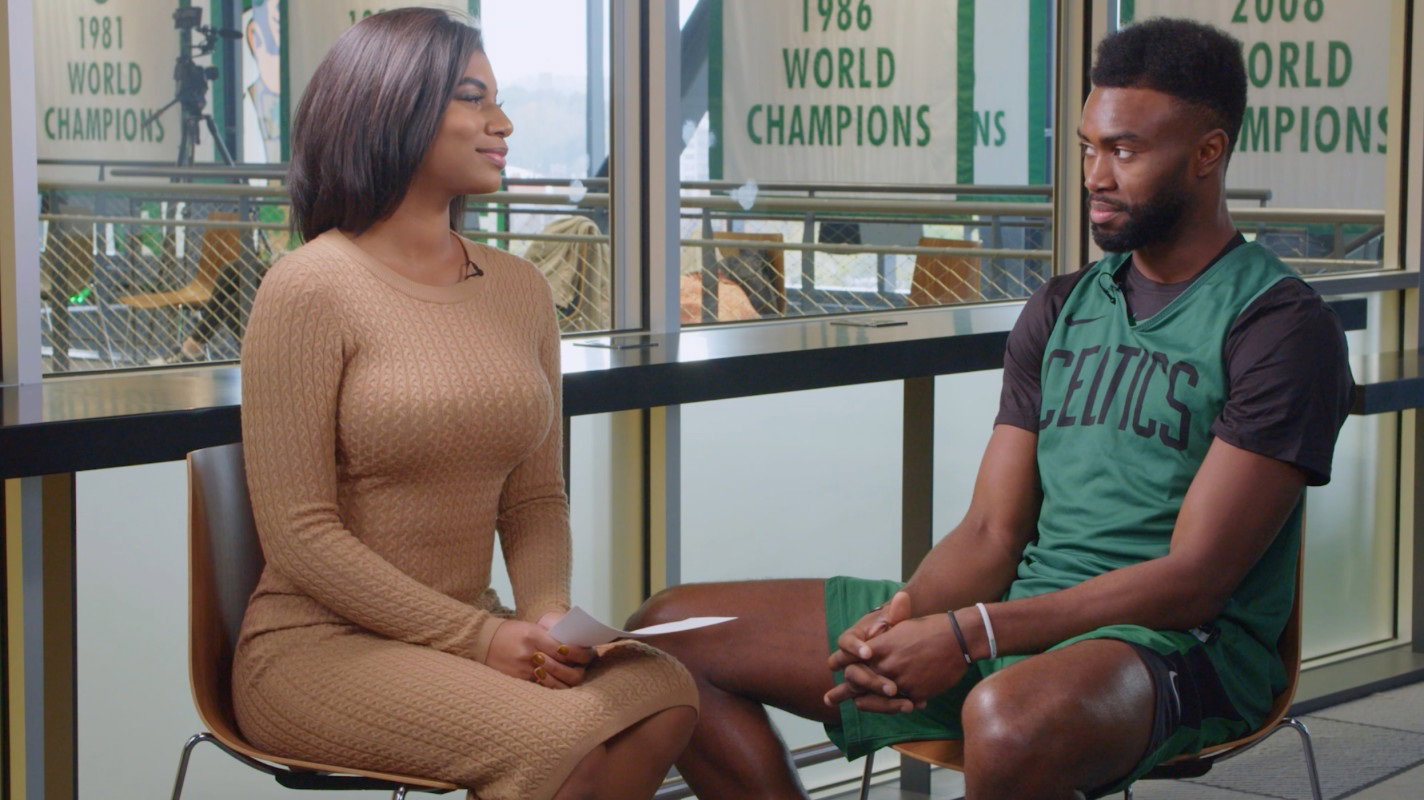 Taylor Rooks Ja Taylor Rooks Responds to Narrative She Makes Athletes Thirsty During ...