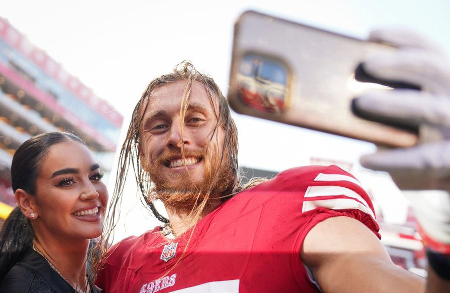 Claire Kittle Goes Viral at Tight End University After Photo with