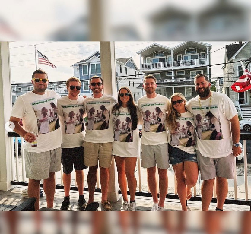 Kylie Kelce Signs FanMade TShirts Featuring Photo of Her Viral