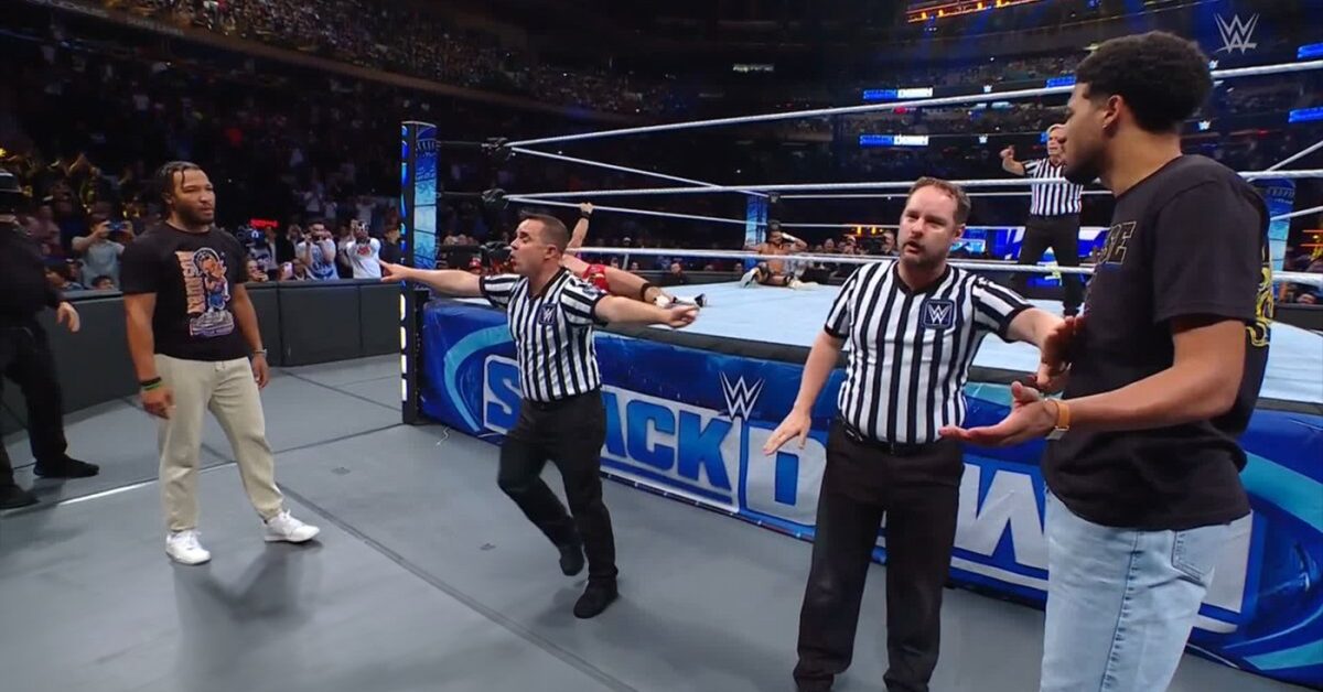 Two Superstar NBA Players Squared Off In WWE's Smackdown - TMSPN