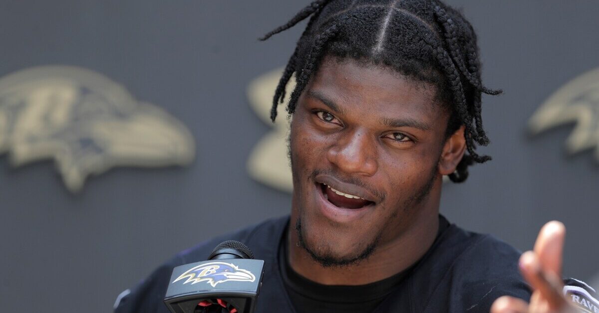 Lamar Jackson Has Surprising Reaction to John Harbaugh’s Viral GOAT ...