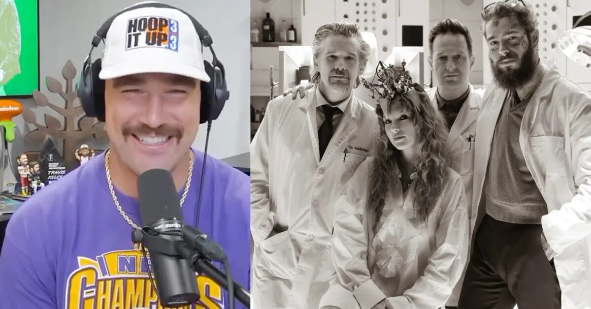 Taylor Swift Fans Speculate They Hear Travis Kelce Laughing in Behind ...