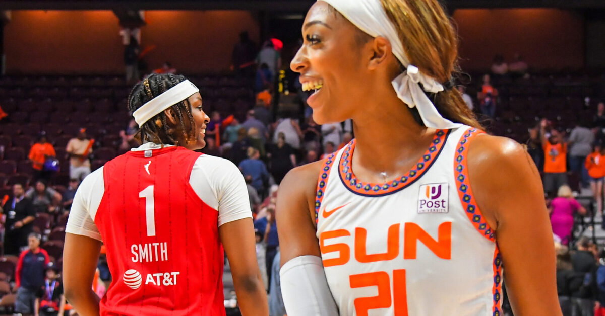 Wnba Rookie R. Jackson WNBA Stars DiJonai Carrington and Rickea Jackson Showcase New Uniforms ...