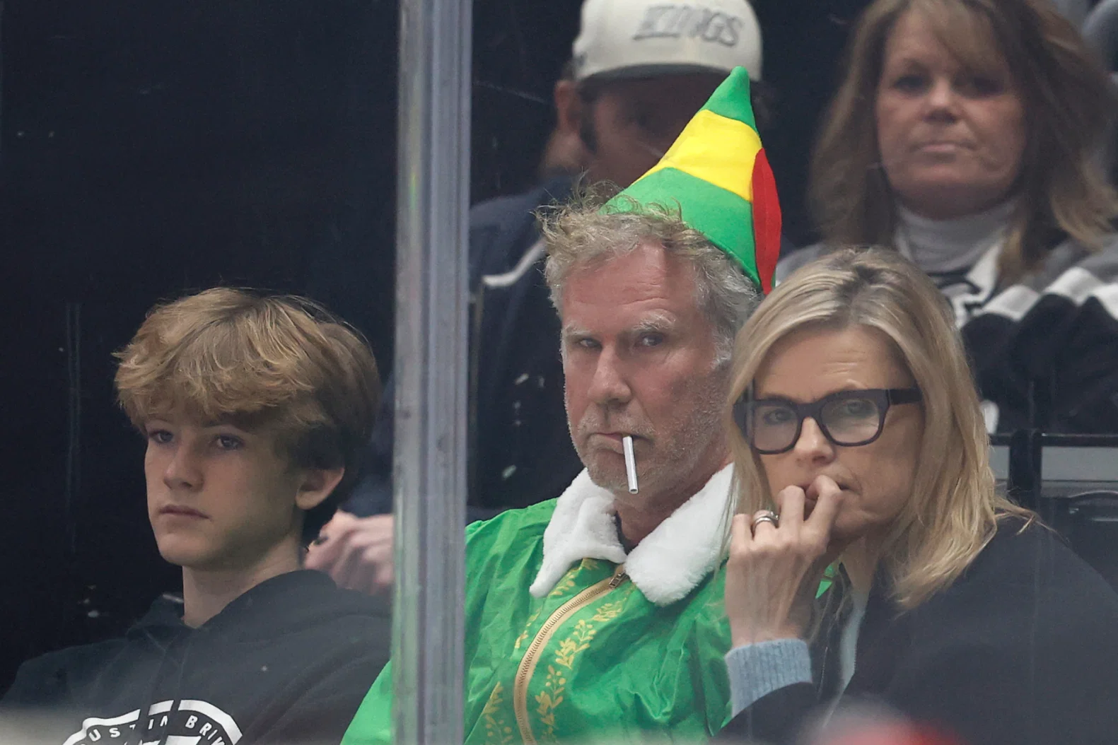 Will Ferrell Attends Hockey Game as a Hilariously Disheveled Buddy the ...