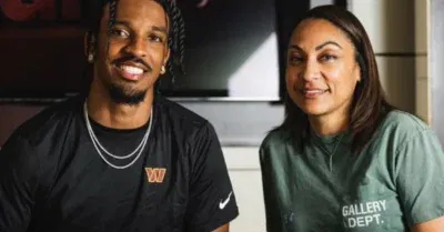 Jayden Daniels’ Mom Steals the Show by Sitting Between Him and JuJu
