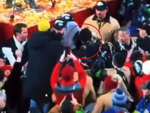 Viral Video Sparks Chaos as Taylor Swift Appears to Get Hit During