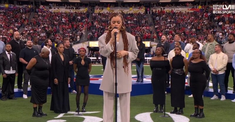 who sang black national anthem at super bowl 2025