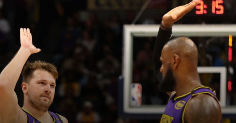 Luka and LeBron Showcase Impressive Chemistry in Victory Over Nuggets ...