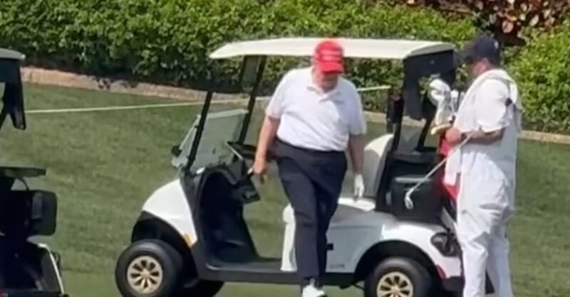 Trump golf footage