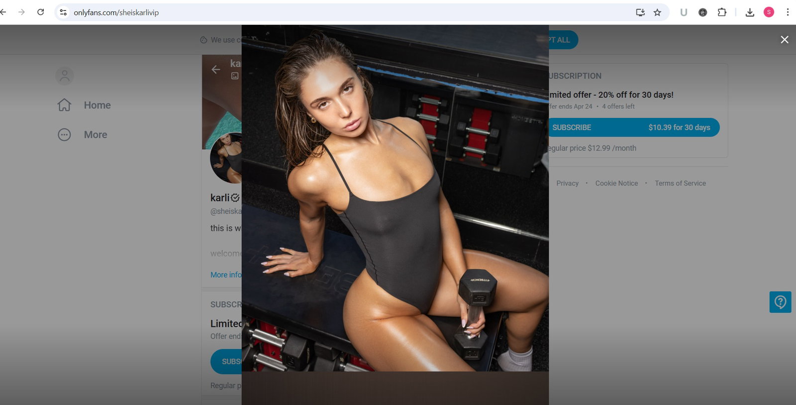Gabriella Zuniga’s Instagram and OnlyFans Accounts Surface Amid Lawsuit