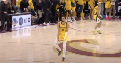 Tyrese Haliburton Breaks Out Banned Throwback Celebration After Game 2