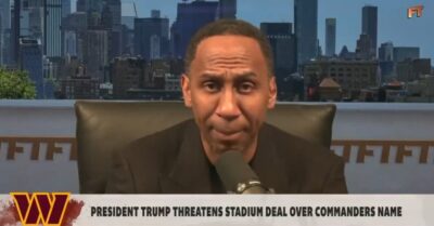 Stephen A. Smith Accuses Trump of Using Commanders Name Controversy to