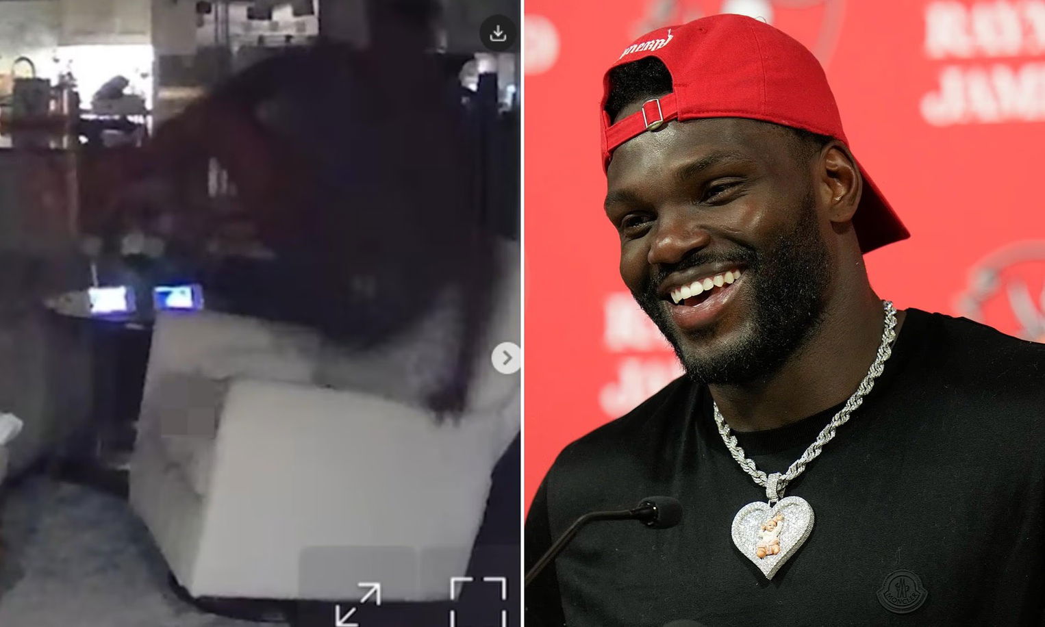 NFL Star Has Fans Laughing After Leaping From Chair to Dodge Baby(02)