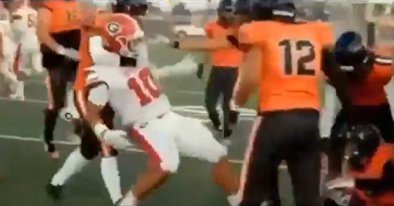 High School Football Game Turns Ugly as California Coach Caught ...