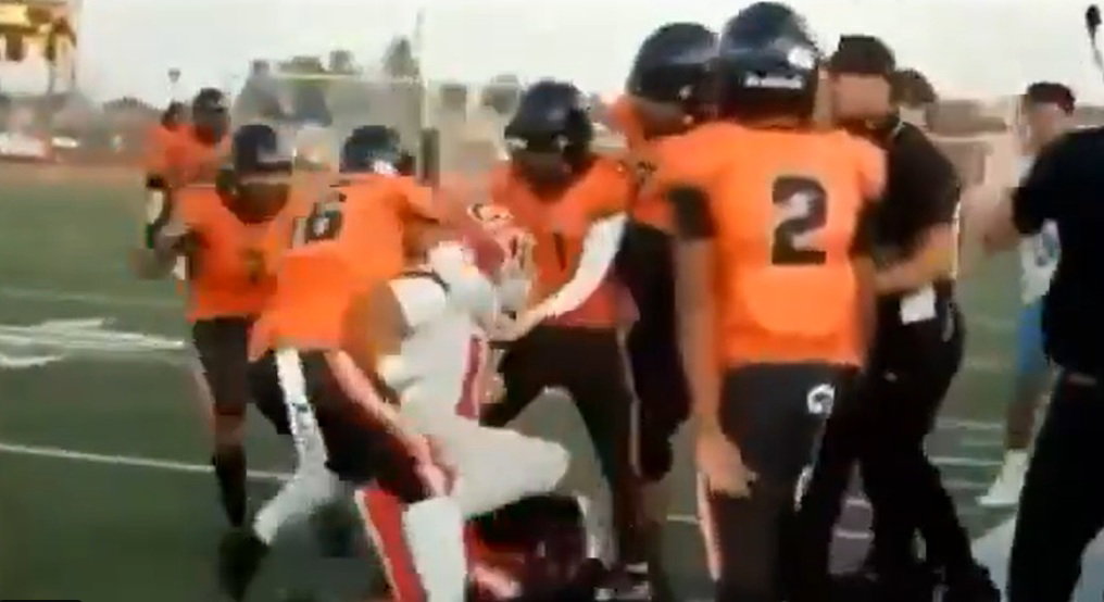 High School Football Game Turns Ugly as California Coach Caught ...