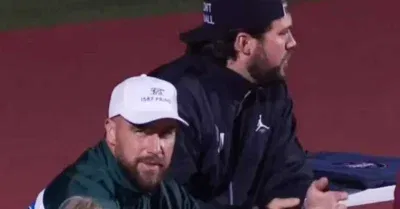 Travis Kelce Shows Up at Kansas High School Playoff Game to Support