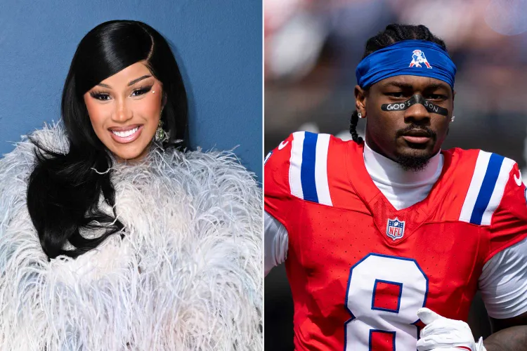 Stefon Diggs Under Fire for Flirty Cheerleader Moment Just After Cardi ...