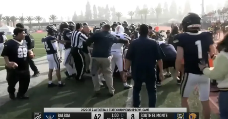 California High School Title Game Erupts Into Chaos After Massive Brawl ...