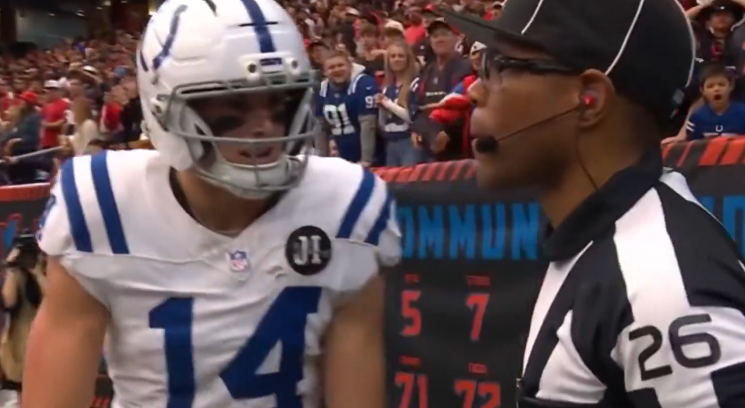 Colts Wideout Sees Milestone Day Cut Short After Controversial Ejection ...