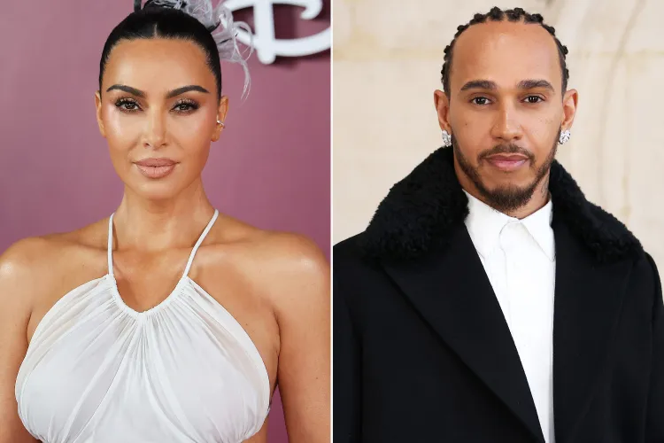 Lewis Hamilton Shares Rare, Never-Before-Seen Photos With Kim Kardashian