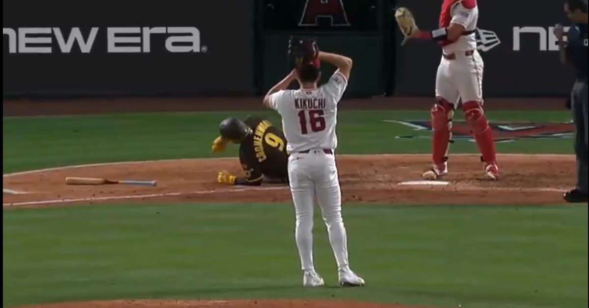 Padres Star Drilled in Face by 96 MPH Fastball in Scary Scene, Somehow ...