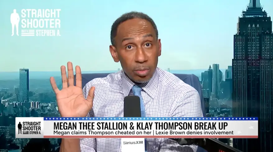 Stephen A. Smith Defends Klay Thompson, Blasts Megan Thee Stallion Over ...