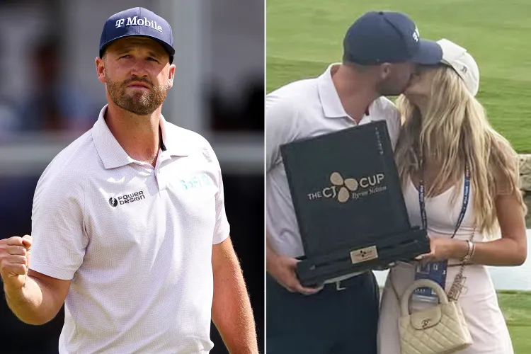 Wyndham Clark Celebrates Emotional PGA Tour Victory With Kiss From ...